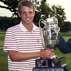 Chris Williams poses after winning the prestigious title.