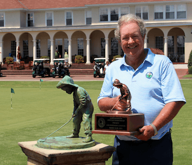 Five-time champ Paul Simson of Raleigh<Br>N.C. (Photo courtesy of Pinehurst Resort)