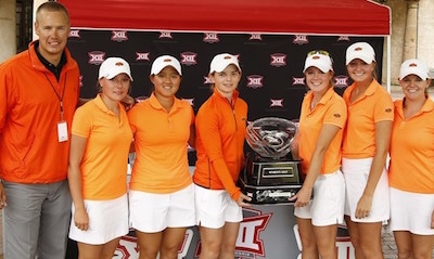 Oklahoma State Big 12 Women's champions <br>(Oklahoma State Photo)</br>