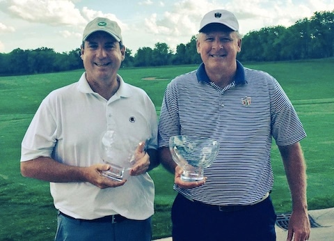 Mike McCoy (left) and Gene Elliott won their 3rd Iowa Four-Ball