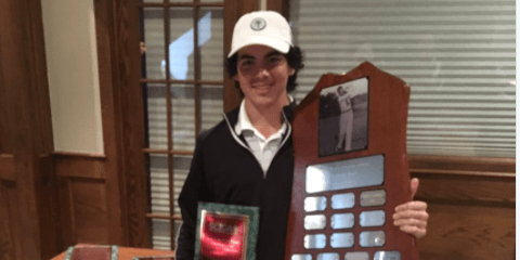 Boy's title winner Kevin Burris <br>(SCJGA Photo)