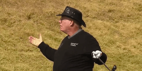 Dave Colby reacts to his final round hole-in-one <br>(PGA Tour.com Photo)