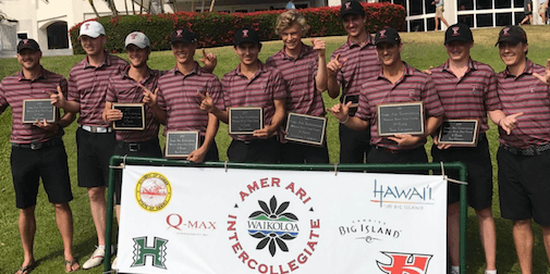 Texas Tech celebrates Amer Ari victory <br>(Texas Tech Photo)