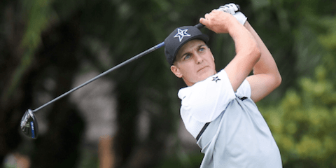 Matthias Schwab of Vanderbilt <br>(Vanderbilt Athletics Photo)