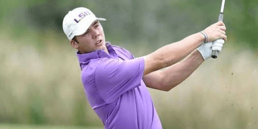 LSU sophomore Sam Burns finished the tournament 3-under <br>(LSU Athletics Photo)
