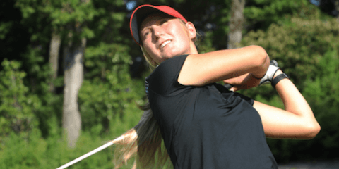 Georgia's Bailey Tardy went 3-0 in her matches <br>(Georgia Athletics Photo)