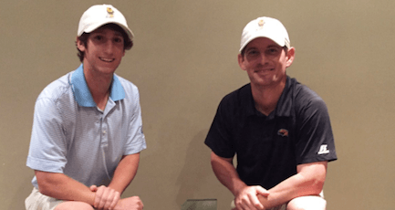 The winning team of Philip Heine and Eddie Brescher <br>(Miss. GA Photo)