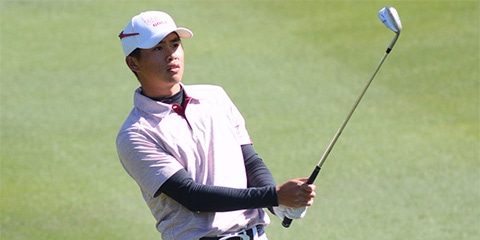 Shintaro Ban and UNLV survived a windy day to win the NCAA Midwest Regional<br>(UNLV photo)