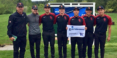 The USC Trojans are the champions of the NCAA West Regional<br>(USC photo)