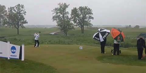 Cold + wind + rain = high scores at the NCAA Women's Championship