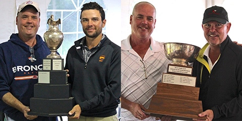 Tournament Director Matt Zuntag with Thomas LaMorte and Senior winner Ned Zachar<br>(Staten Island Advance/Stephen Hart photo)