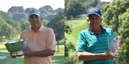 Glenn Smeraglio (L) and Don Donatoni (R) are the newest Pennsylvania Senior champions<br>(Penn GA photo)