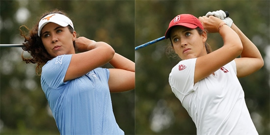 Sophie Schubert (L) and Albane Valenzuela (R)<br>(USGA photo)