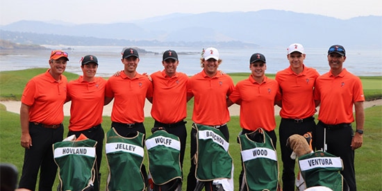 Three in a row for the Oklahoma State Cowboys at Pebble Beach<br>(Oklahoma State Twitter photo)