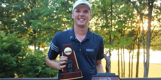 Broc Everett, the 2017-18 NCAA champion (Augusta University photo)