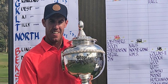 Medalist Cody Hall (NCGA photo)