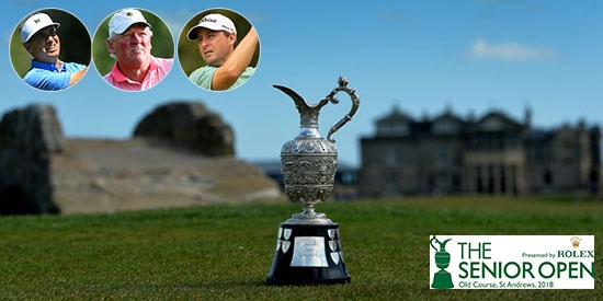 Mike McCoy, Gene Elliott, and Ryan Howison made it to St. Andrews (European Tour photo)