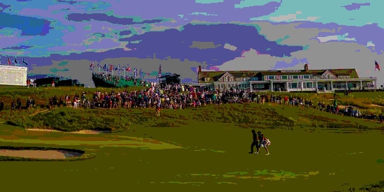 Matt Parziale at the U.S. Open (Photo illustration)