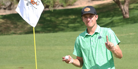Hole-in-one sparks Ostrom to Southwestern Amateur lead