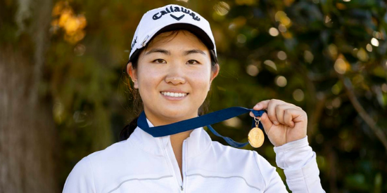 Zhang earns second McCormack Medal as leading female amateur