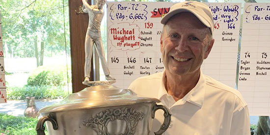 At 63, is Michael Hughett the oldest state mid-am champ ever?