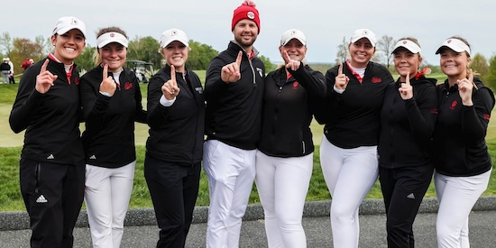 Indiana women's golf team (Indiana Athletics Photo)