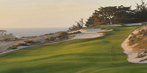 Galleries at Cypress Point during the 2025 Walker Cup — the same fairways where Hogan, Nelson, Ward and Venturi played "The Match" in 1956.