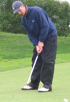 - Rolling his rock to victory