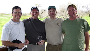 From Left: Bruce Hanavan, Niger, Randy Haag, Robert Funk