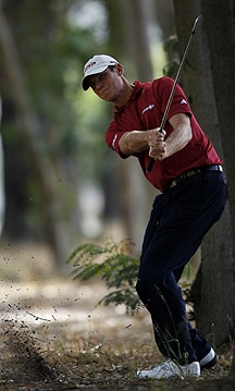 - a brief encounter in the woods didn't stop him