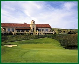 The approach to the 9th hole. 