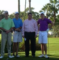 At the start of the final round