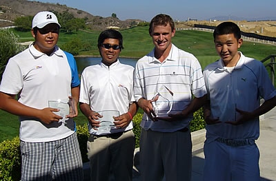 with (l-r) Eugene Bunyi, Ferdinand Aunzo, David Min