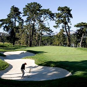 Chips out of an imposing bunker