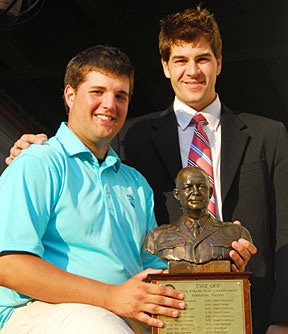 2009 Ike champion Mike Ballo with Matt Herr of Canon.
