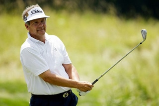 Tim Jackson, 50, became the oldest medalist in<br>U.S. Amateur history. Image courtesy USGA.