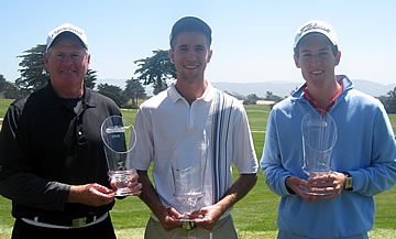 w/ runner up Terry Foreman, (left) and Steven Warne (T3)