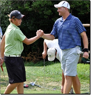 Marc Mandel and Cameron Sezna<br>Low Gross Winners at the 9th Annual Sezna Four-Ball