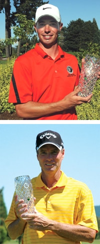 Paul Peterson (top) and Pat O'Donnell<br>- OGA photo