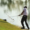 - with a 60 degree Vokey wedge
