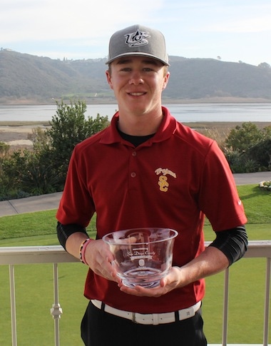 USC freshman Sean Crocker of Westlake Village, Calif.