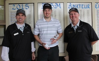 RSM Amateur winner Jeff Coburn (middle)