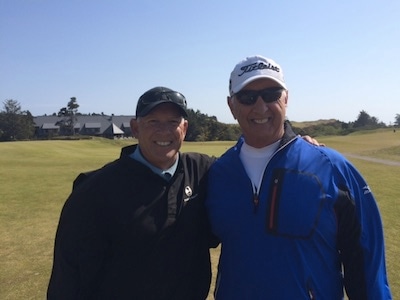 Ben Whipple (left) and Sherman Haggerty