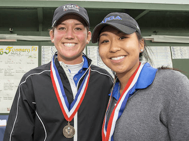 Kendall Griffin (left) and Athena Yang <br>(Steven Gibbons/USGA)