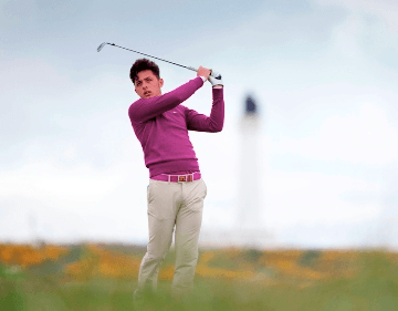 Scottish Open Amateur winner Marco Penge<br>(Photo courtesy of Scottish Golf Union)