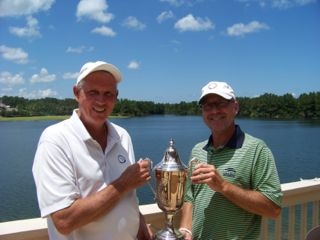 Mid-Am Four Ball North champs Gosse and Hume <br> Photo courtesy FSGA