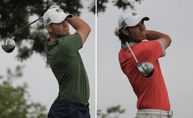 Alex Burge (left) and Tee-K Kelly (CDGA photos)