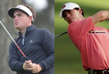 Hunter Stewart (left) and Michael Johnson