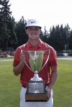 Alistair Docherty wins Oregon State Am<br>Photo courtesy OGA