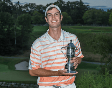 2015 Mass. Amateur Pub-Links winner Nick<Br>McLaughlin (Photo courtesy of the MGA)